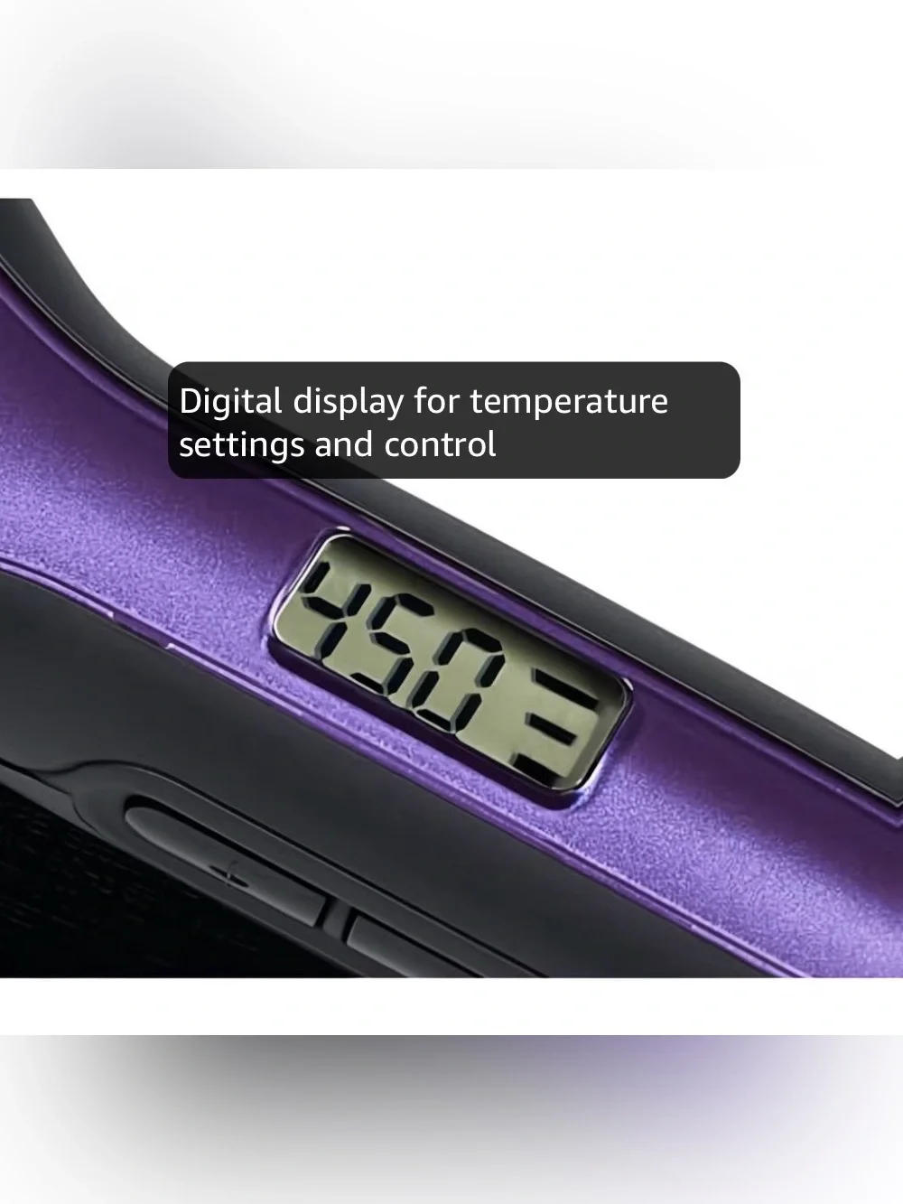 Remington Purple and Black Digital Hair Straightener